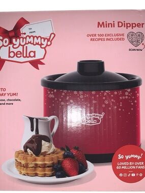 So Yummy Bella Mini Dipper Red Snowflake